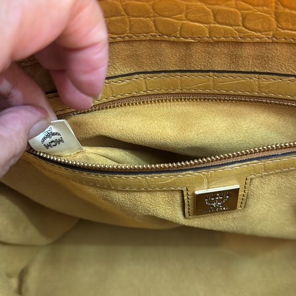 Authentic MCM Croc Skin Bag - Picture 14 of 15